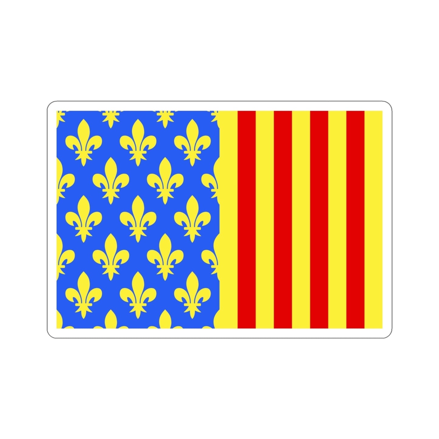 Flag of Lozère France 2 STICKER Vinyl Die-Cut Decal-3 Inch-The Sticker Space