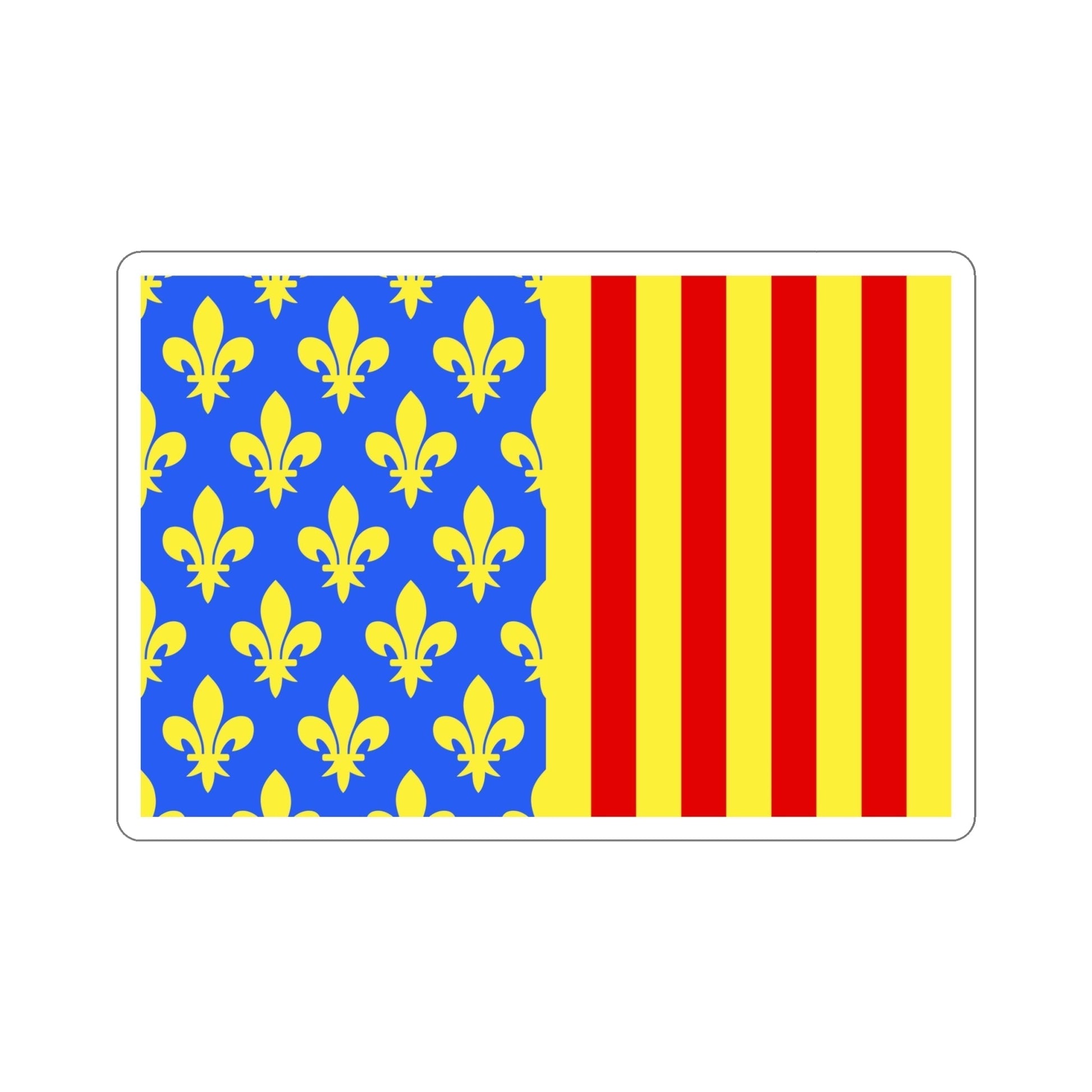 Flag of Lozère France 2 STICKER Vinyl Die-Cut Decal-6 Inch-The Sticker Space