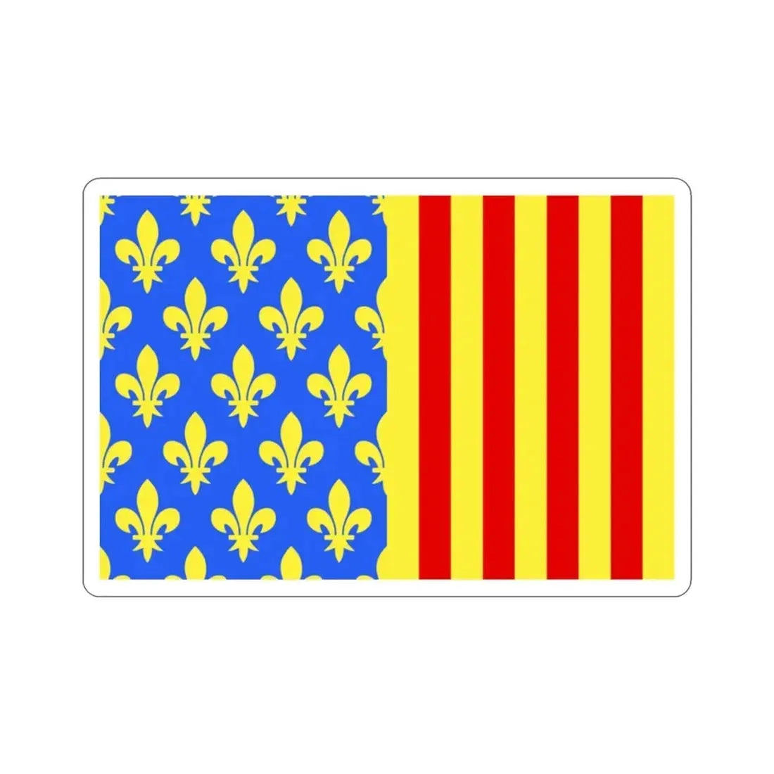 Flag of Lozère France 2 STICKER Vinyl Die-Cut Decal 2 Inch - The Sticker Space