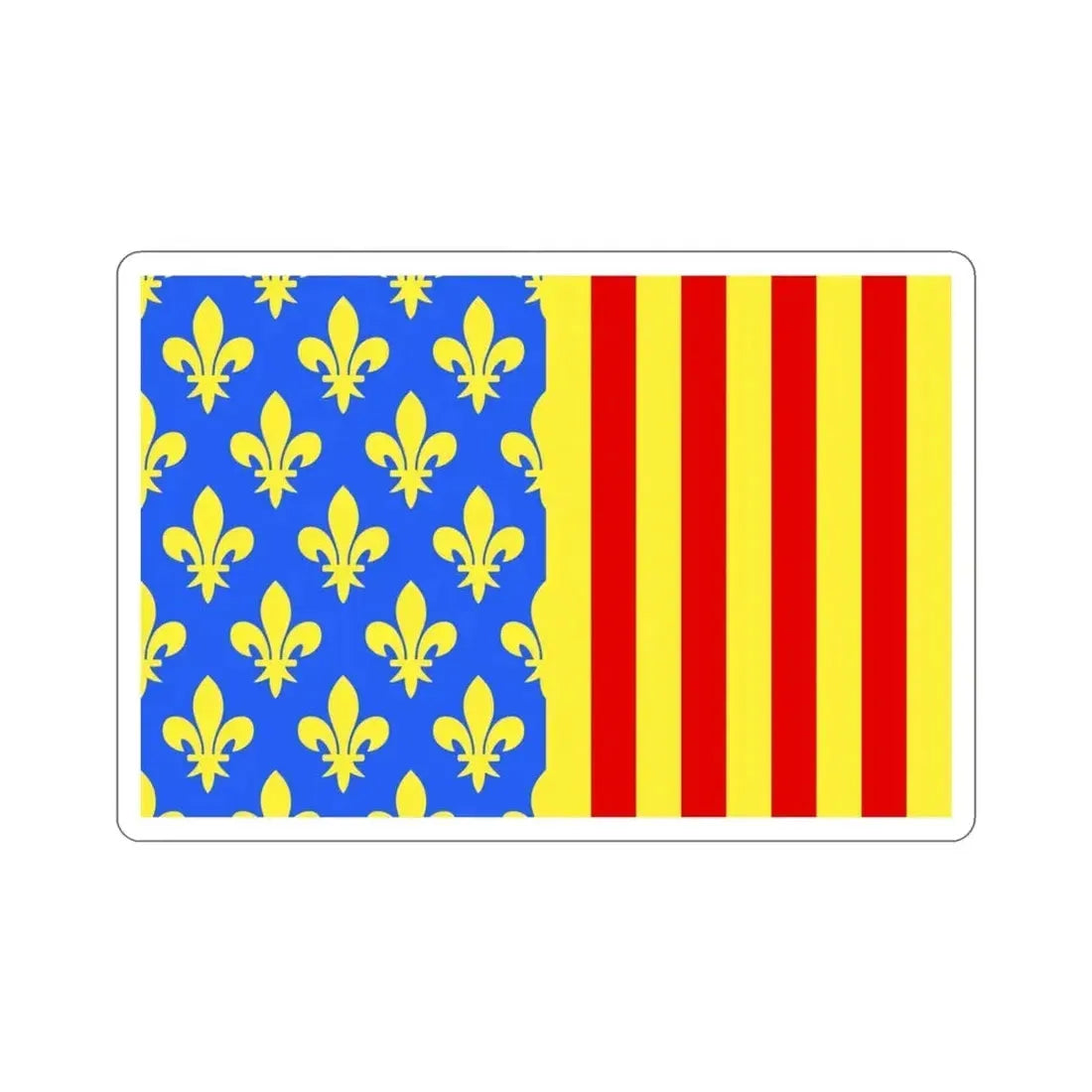 Flag of Lozère France 2 STICKER Vinyl Die-Cut Decal 3 Inch - The Sticker Space