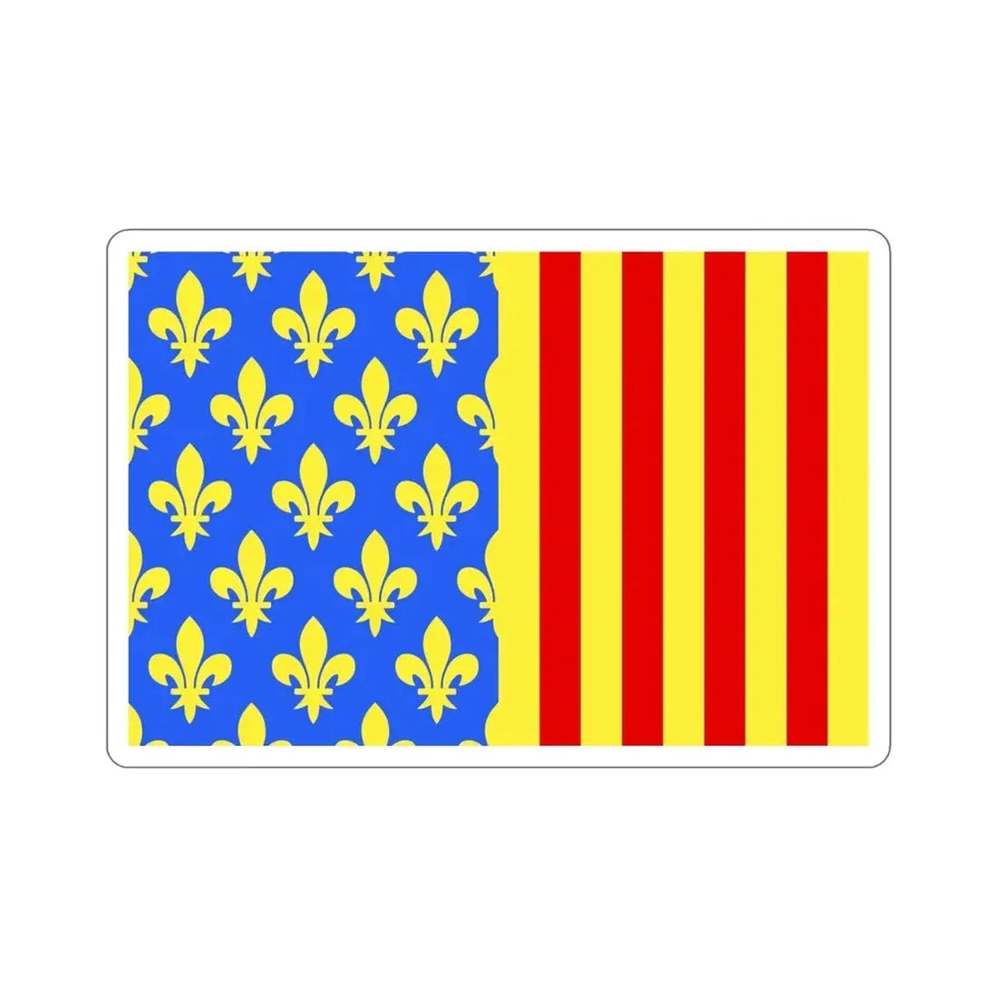Flag of Lozère France 2 STICKER Vinyl Die-Cut Decal 6 Inch - The Sticker Space