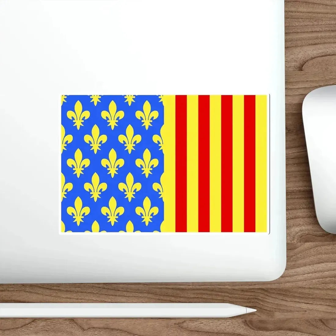 Flag of Lozère France 2 STICKER Vinyl Die-Cut Decal - The Sticker Space