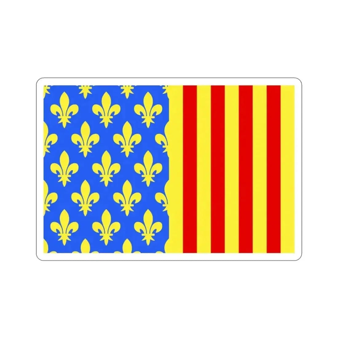 Flag of Lozère France 2 STICKER Vinyl Die-Cut Decal - The Sticker Space