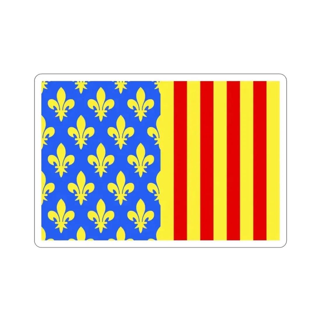 Flag of Lozère France 2 STICKER Vinyl Die-Cut Decal - The Sticker Space