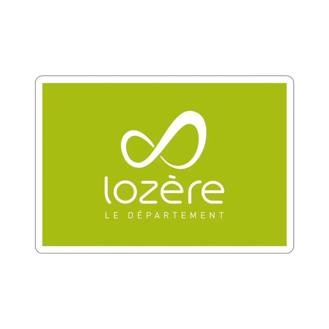 Flag of Lozère France STICKER Vinyl Die-Cut Decal - The Sticker Space