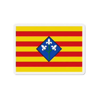 Flag of Lérida Spain - Refrigerator Magnet 2 Inch - The Sticker Space