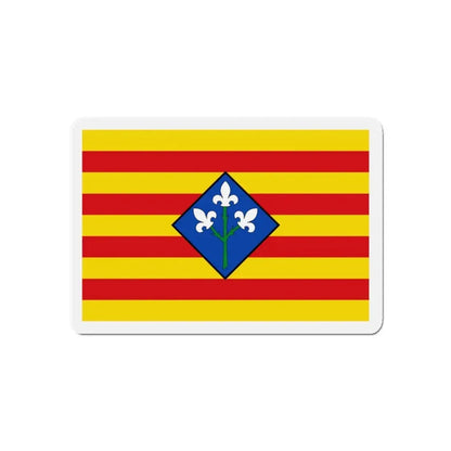 Flag of Lérida Spain - Refrigerator Magnet 5 Inch - The Sticker Space