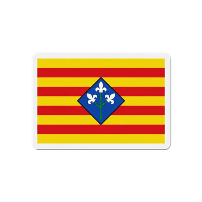 Flag of Lérida Spain - Refrigerator Magnet 6 Inch - The Sticker Space