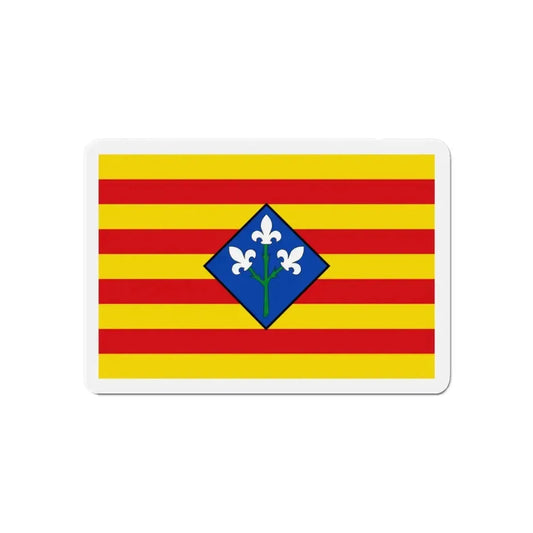 Flag of Lérida Spain - Refrigerator Magnet 6 Inch - The Sticker Space