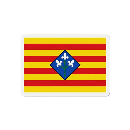Flag of Lérida Spain - Refrigerator Magnet - The Sticker Space