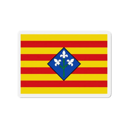 Flag of Lérida Spain - Refrigerator Magnet - The Sticker Space