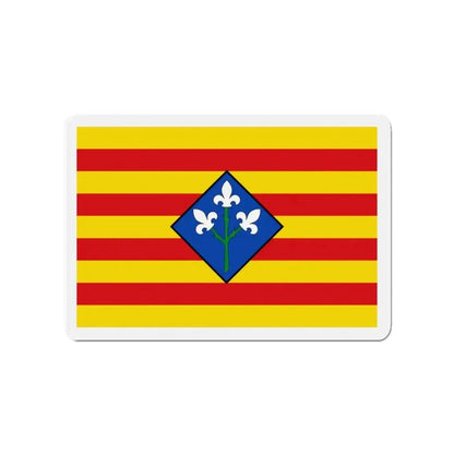 Flag of Lérida Spain - Refrigerator Magnet - The Sticker Space