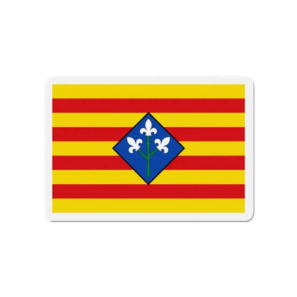 Flag of Lérida Spain - Refrigerator Magnet - The Sticker Space