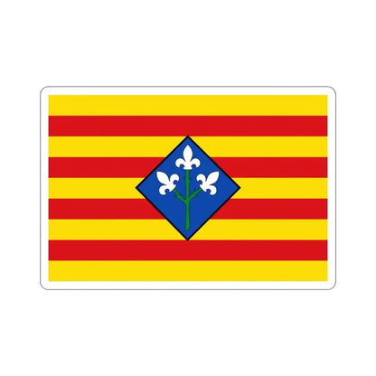 Flag of Lérida Spain STICKER Vinyl Die-Cut Decal 3 Inch - The Sticker Space
