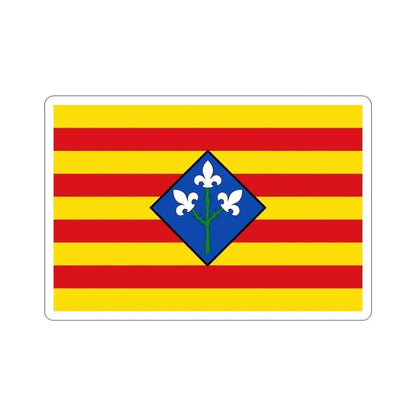 Flag of Lérida Spain STICKER Vinyl Die-Cut Decal 4 Inch - The Sticker Space