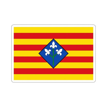 Flag of Lérida Spain STICKER Vinyl Die-Cut Decal 6 Inch - The Sticker Space