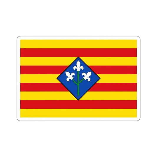 Flag of Lérida Spain STICKER Vinyl Die-Cut Decal 6 Inch - The Sticker Space