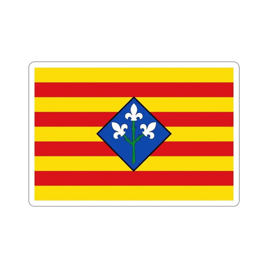 Flag of Lérida Spain STICKER Vinyl Die-Cut Decal 6 Inch - The Sticker Space