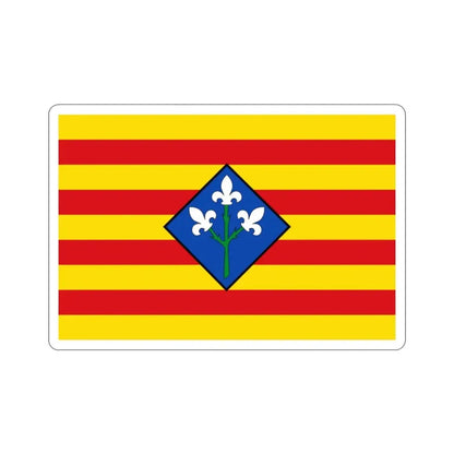 Flag of Lérida Spain STICKER Vinyl Die-Cut Decal - The Sticker Space