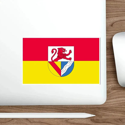 Flag of Lörrach Germany STICKER Vinyl Die-Cut Decal - The Sticker Space