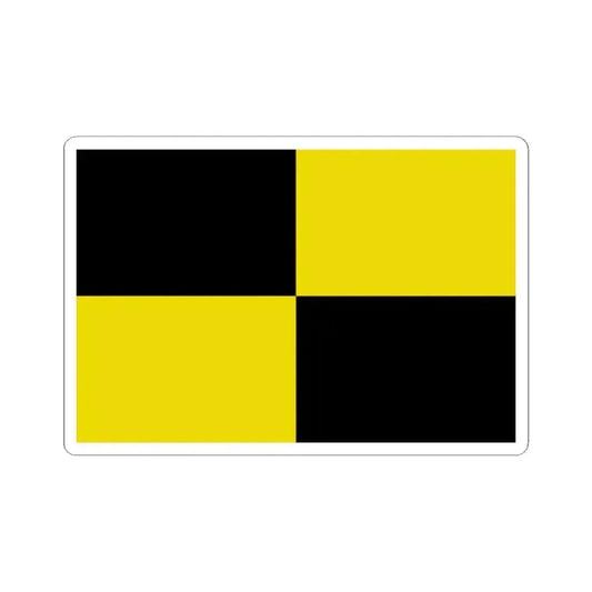 Flag of Lubbeek (Belgium) STICKER Vinyl Kiss-Cut Decal 2 Inch White - The Sticker Space