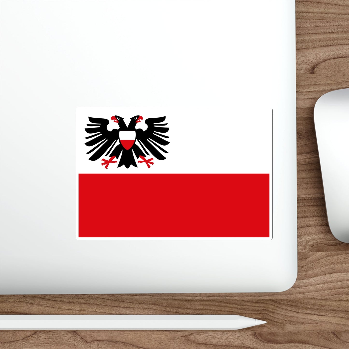 Flag of Lübeck Germany STICKER Vinyl Die-Cut Decal-The Sticker Space