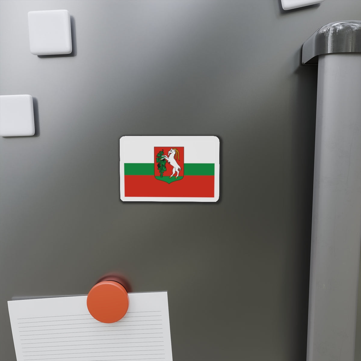 Flag of Lublin Poland - Die-Cut Magnet-The Sticker Space