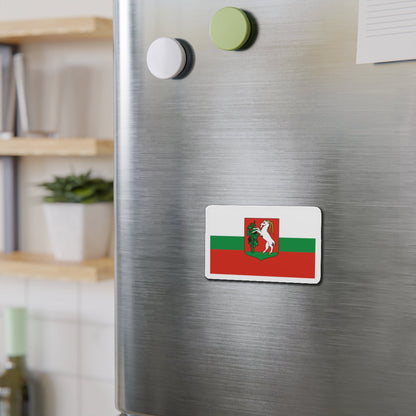 Flag of Lublin Poland - Die-Cut Magnet-The Sticker Space