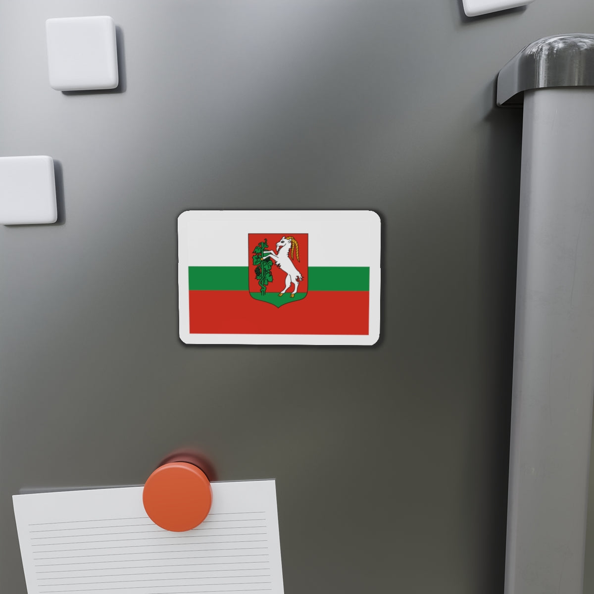 Flag of Lublin Poland - Die-Cut Magnet-The Sticker Space