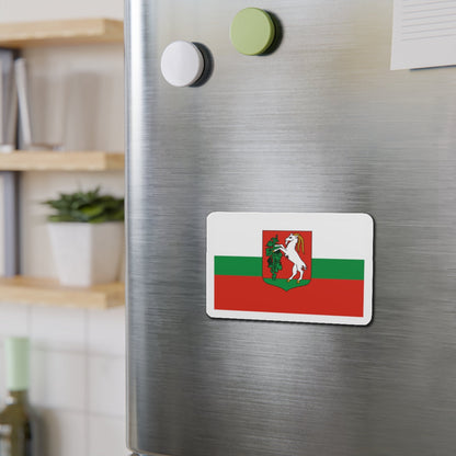 Flag of Lublin Poland - Die-Cut Magnet-The Sticker Space