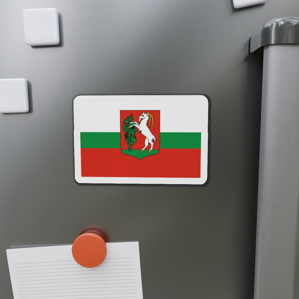 Flag of Lublin Poland - Die-Cut Magnet-The Sticker Space