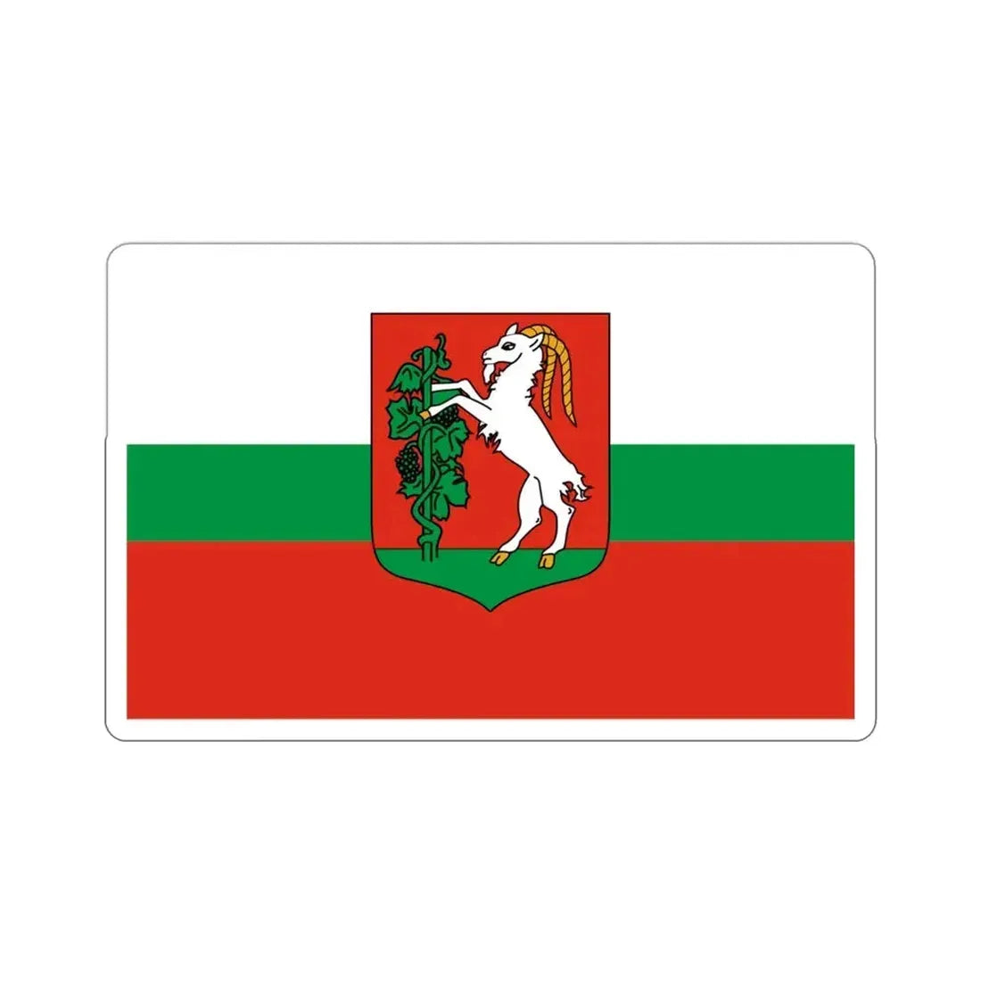 Flag of Lublin Poland STICKER Vinyl Die-Cut Decal 3 Inch - The Sticker Space
