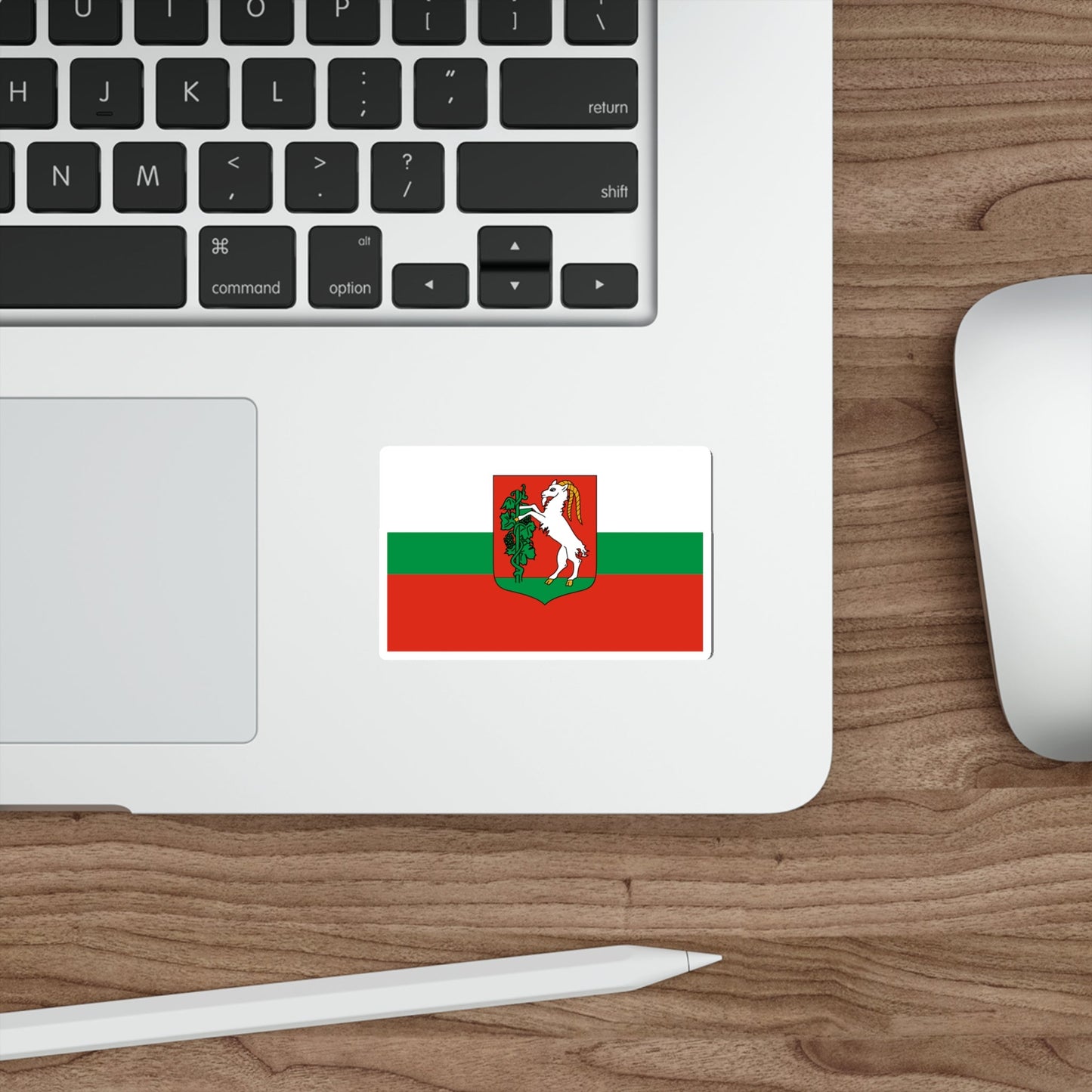 Flag of Lublin Poland STICKER Vinyl Die-Cut Decal-The Sticker Space