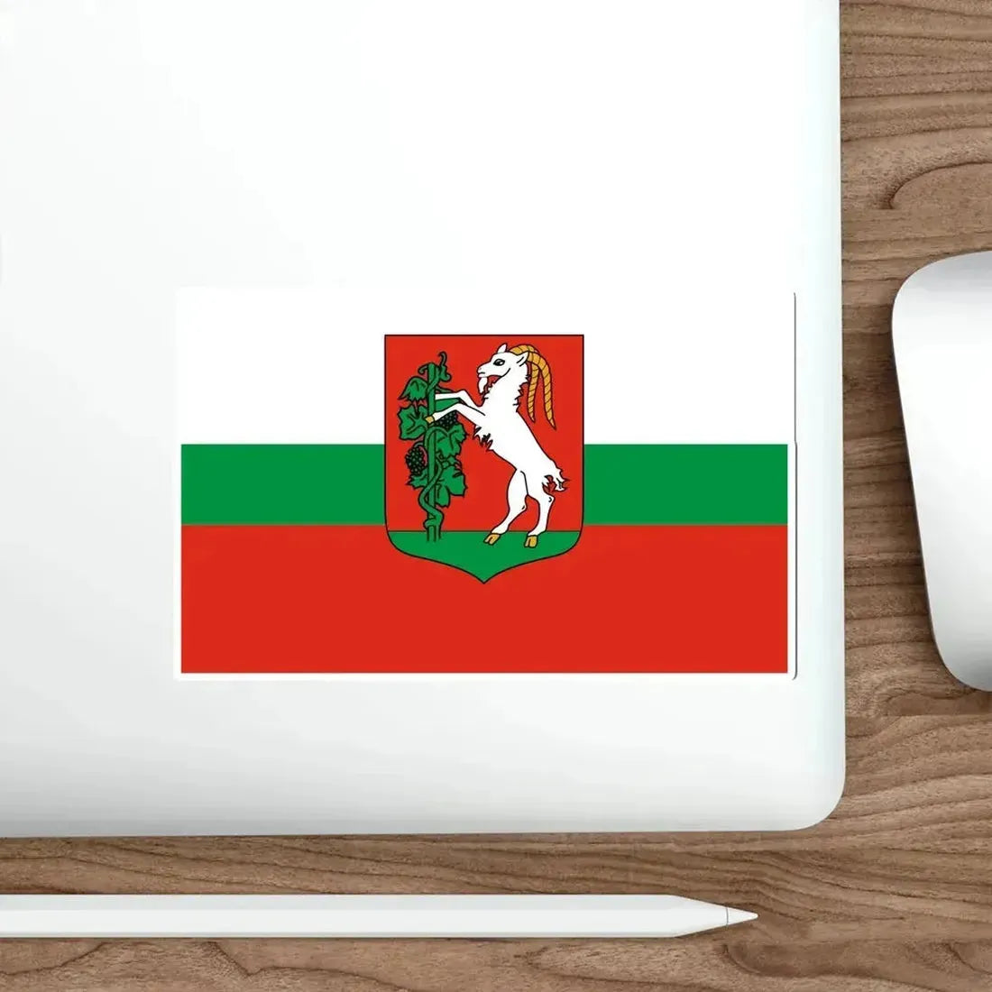 Flag of Lublin Poland STICKER Vinyl Die-Cut Decal - The Sticker Space