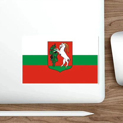 Flag of Lublin Poland STICKER Vinyl Die-Cut Decal - The Sticker Space