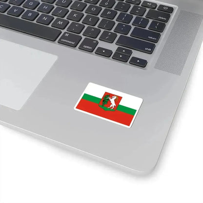 Flag of Lublin Poland - STICKER Vinyl Kiss-Cut Decal - The Sticker Space