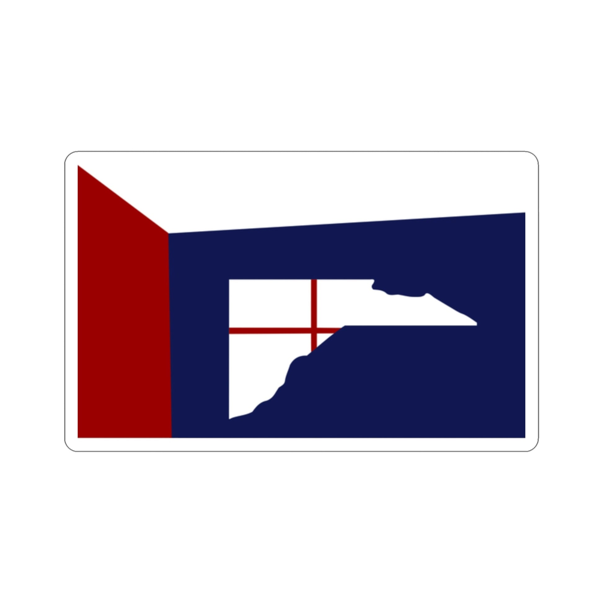 Flag of Lucas County Ohio STICKER Vinyl Die-Cut Decal-2 Inch-The Sticker Space