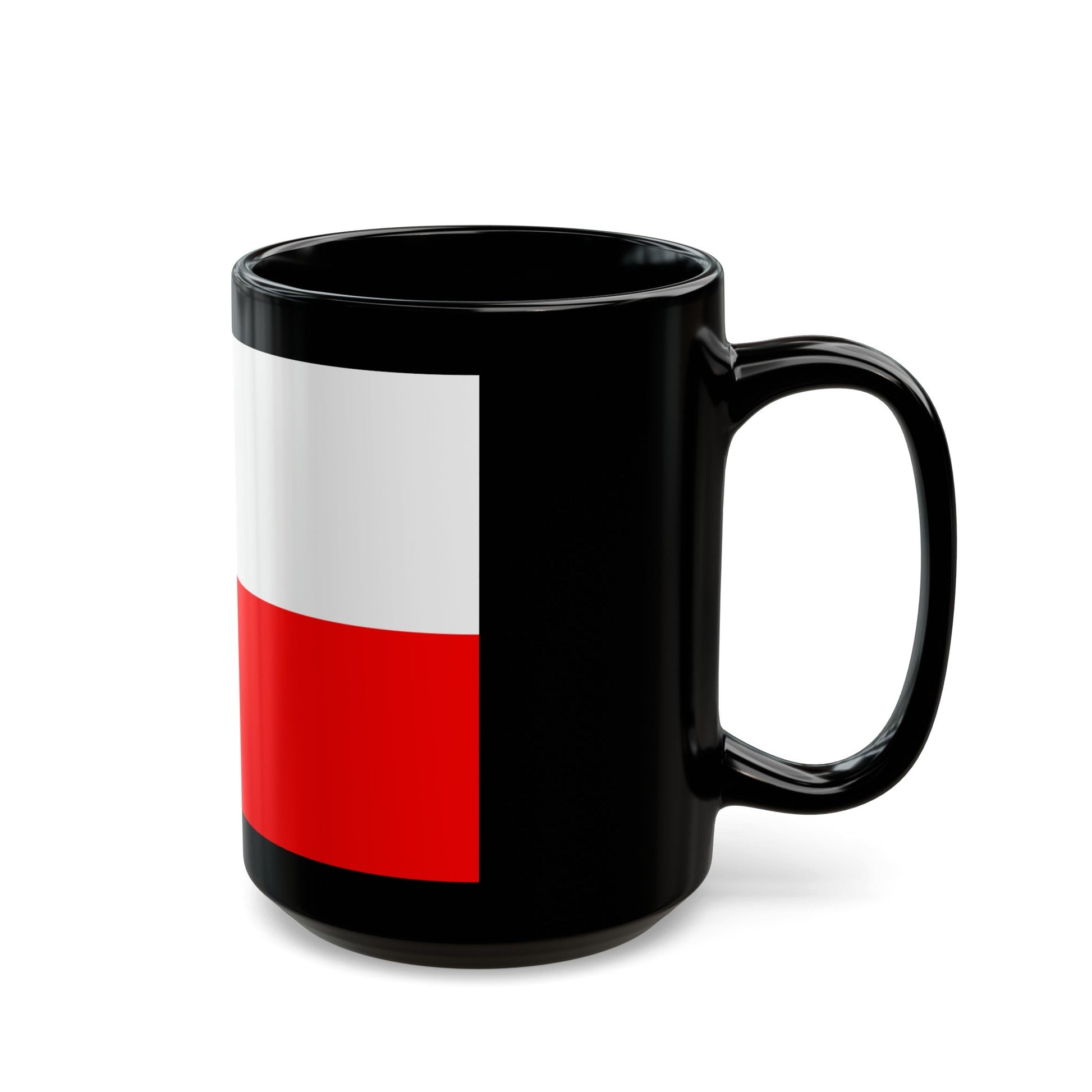 Flag of Lucca Italy - Black Coffee Mug-The Sticker Space