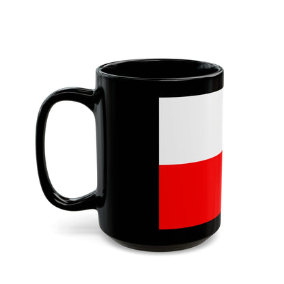 Flag of Lucca Italy - Black Coffee Mug-The Sticker Space