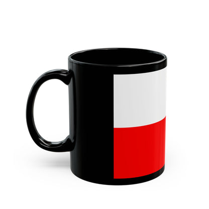 Flag of Lucca Italy - Black Coffee Mug-The Sticker Space