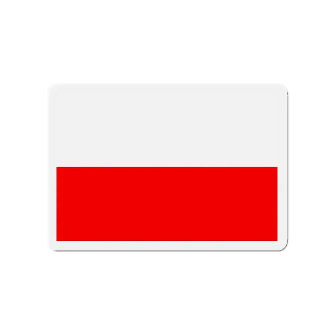 Flag of Lucca Italy - Refrigerator Magnet 3 Inch - The Sticker Space