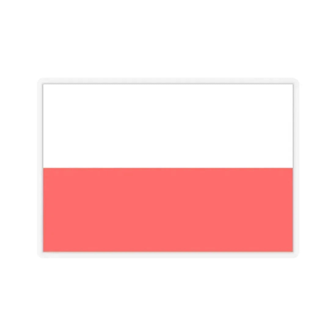Flag of Lucca Italy - STICKER Vinyl Kiss-Cut Decal 2 Inch Transparent - The Sticker Space