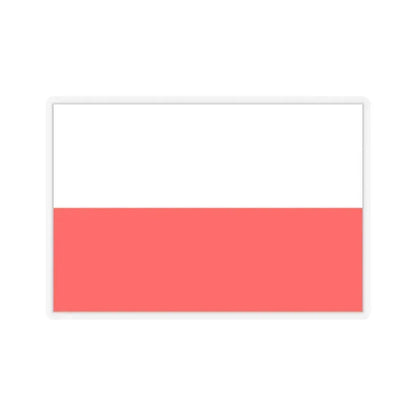 Flag of Lucca Italy - STICKER Vinyl Kiss-Cut Decal 2 Inch Transparent - The Sticker Space