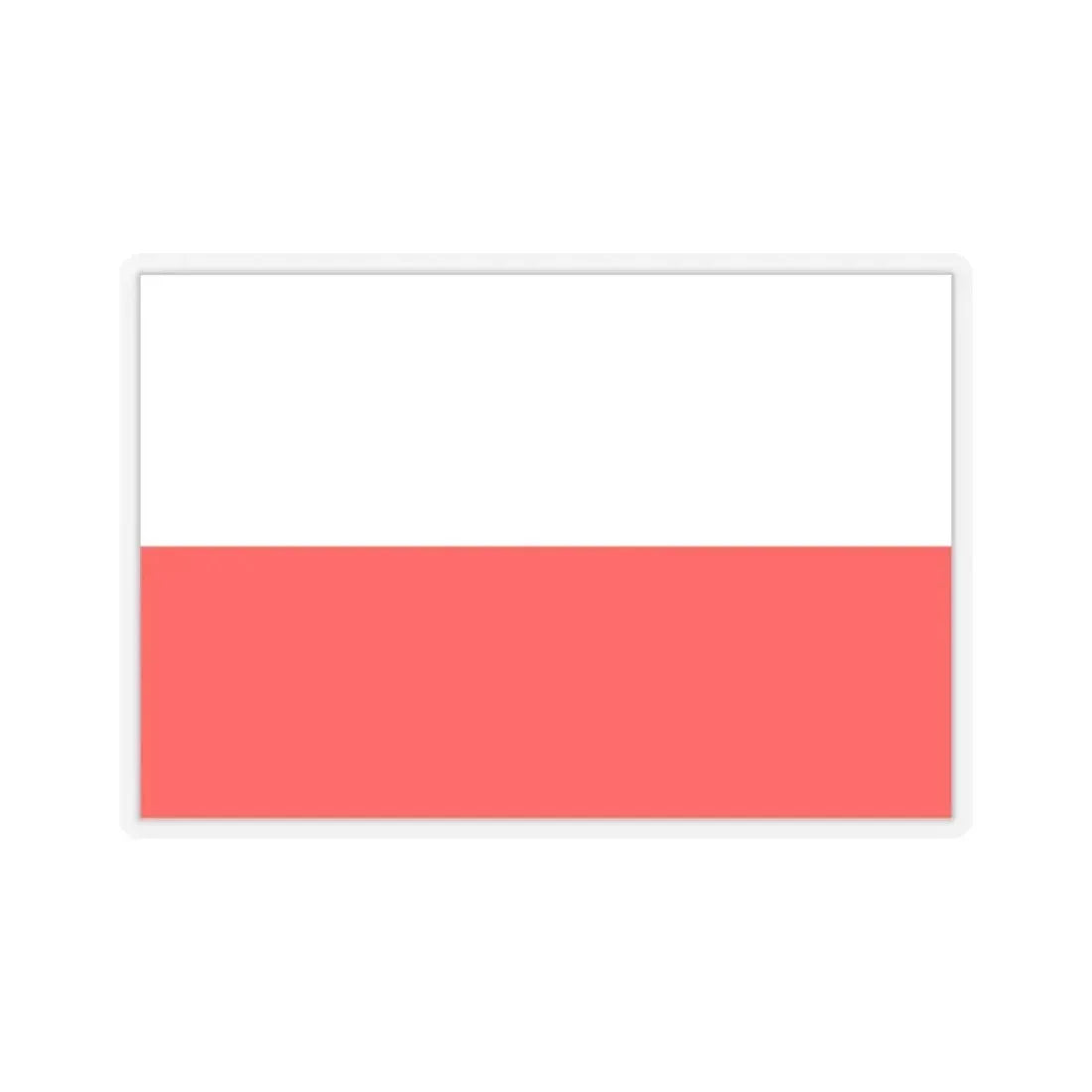 Flag of Lucca Italy - STICKER Vinyl Kiss-Cut Decal 3 Inch Transparent - The Sticker Space