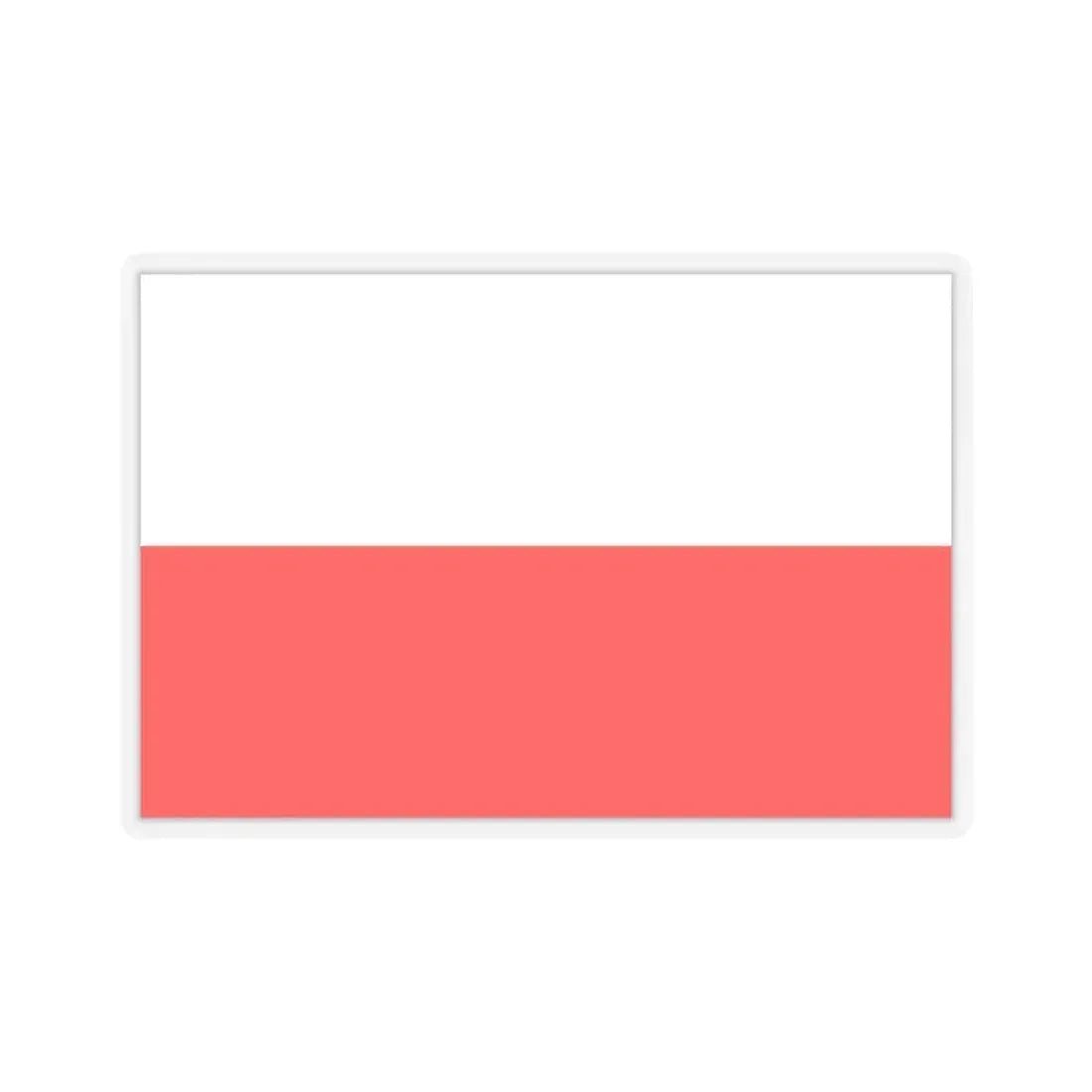 Flag of Lucca Italy - STICKER Vinyl Kiss-Cut Decal 4 Inch Transparent - The Sticker Space