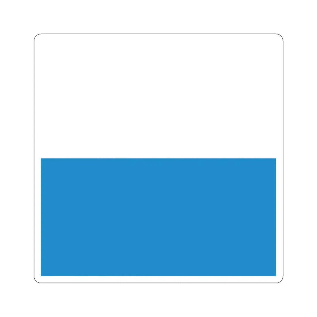 Flag of Lucerne Switzerland STICKER Vinyl Die-Cut Decal 2 Inch - The Sticker Space