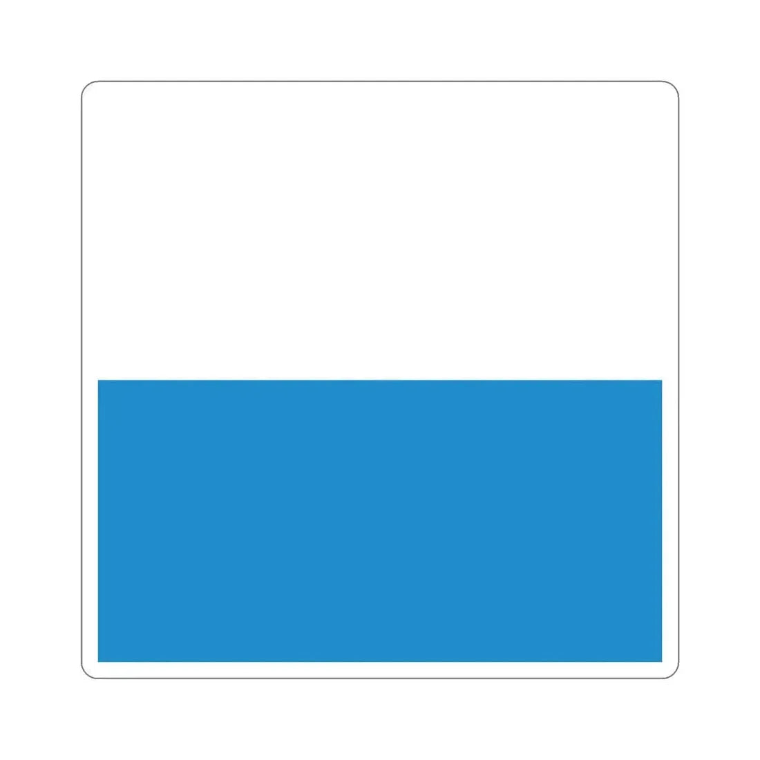 Flag of Lucerne Switzerland STICKER Vinyl Die-Cut Decal 3 Inch - The Sticker Space