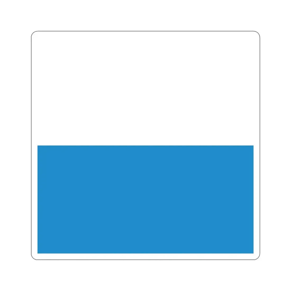 Flag of Lucerne Switzerland STICKER Vinyl Die-Cut Decal 4 Inch - The Sticker Space