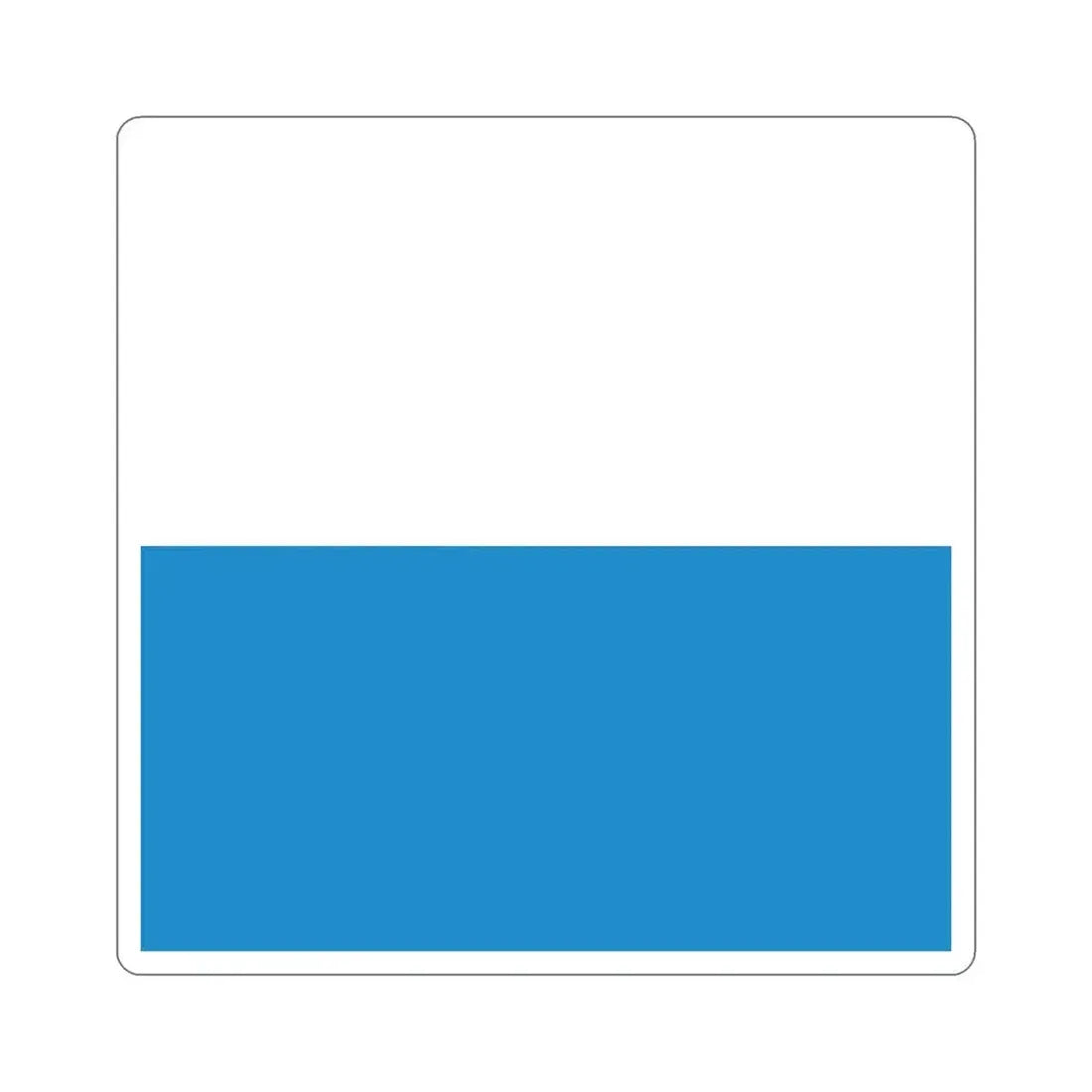 Flag of Lucerne Switzerland STICKER Vinyl Die-Cut Decal 5 Inch - The Sticker Space