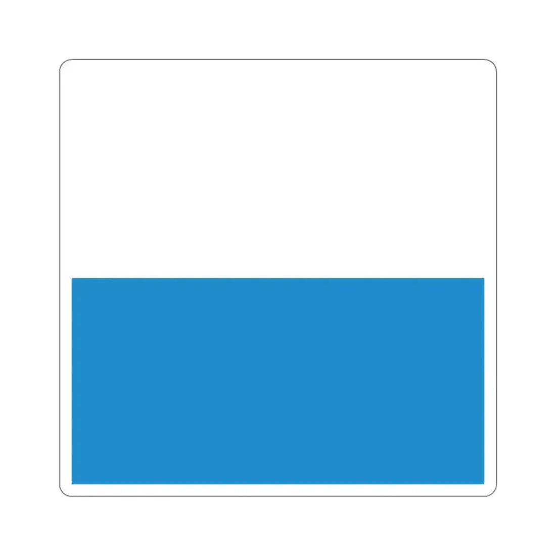 Flag of Lucerne Switzerland STICKER Vinyl Die-Cut Decal 6 Inch - The Sticker Space